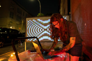 Messica Arson live coding